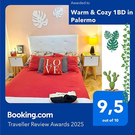 布宜诺斯艾利斯Warm & Cozy 1Bd In Palermo公寓 外观 照片